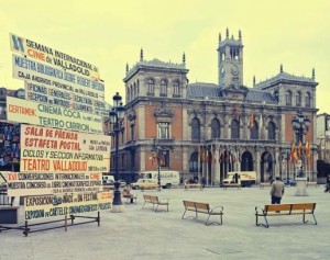 La Plaza Mayor durante la XX Seminci. Fondo Carvajal.