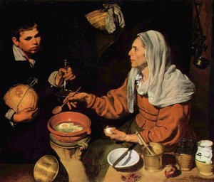 vieja friendo huevos velazquez 1618