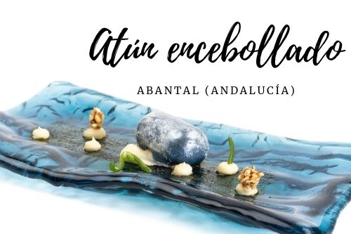 Tapa Atún encebollado - Abantal (Andalucía)