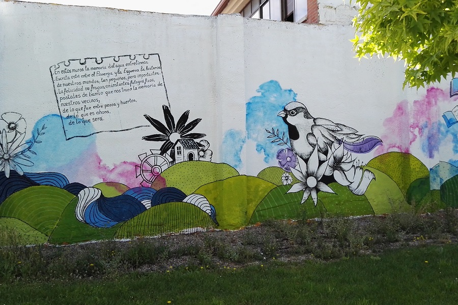 Mural en el barrio España