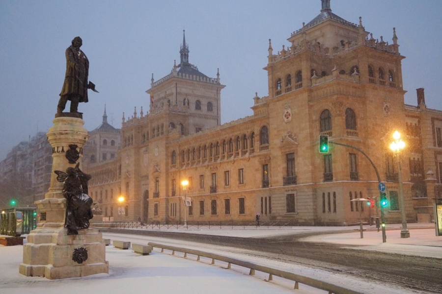 academia de caballeria con nieve 2