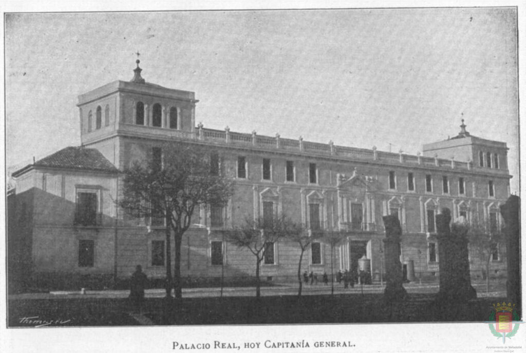 Palacio Real de Valladolid hacia 1900