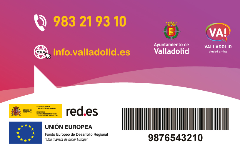 Valladolid Card anverso