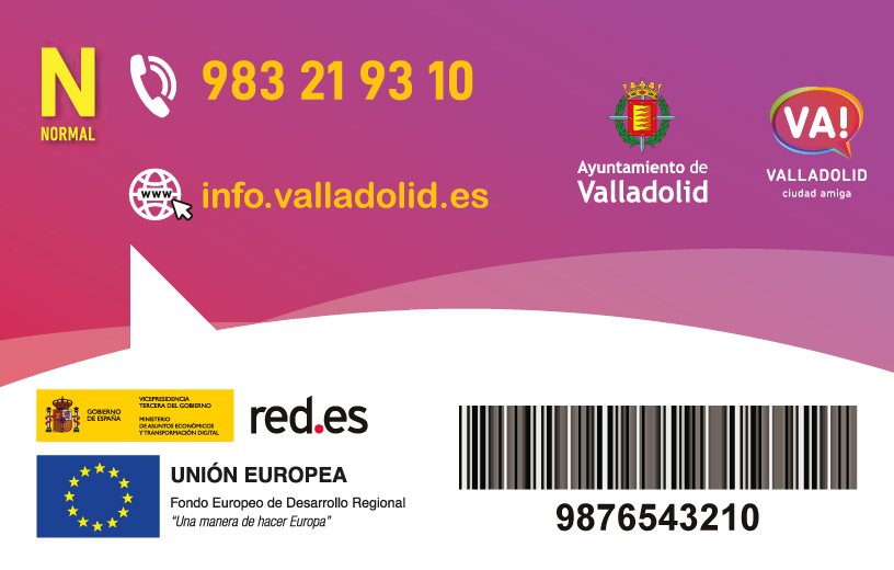 Valladolid Card anverso