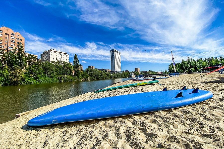 No hay imagen disponible de The Pisuerga beach and the Mulberry Promenade