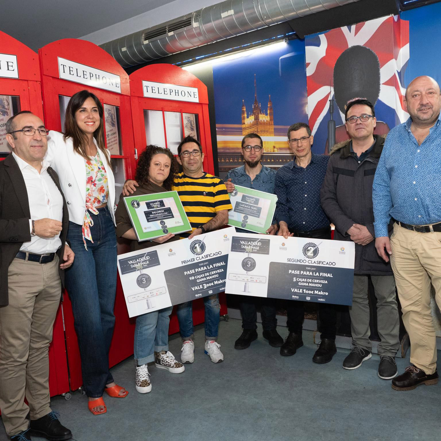 Ganadores de la primera fase del III Concurso de Pinchos por Barrios Valladolid Tapas Walk