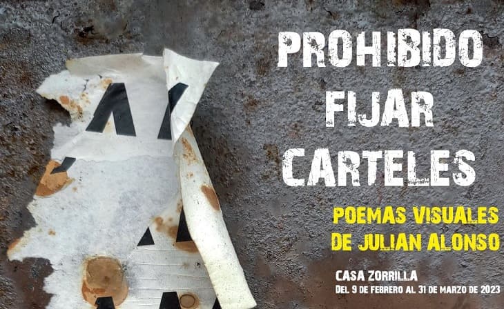 No hay imagen disponible de Prohibido fijar carteles