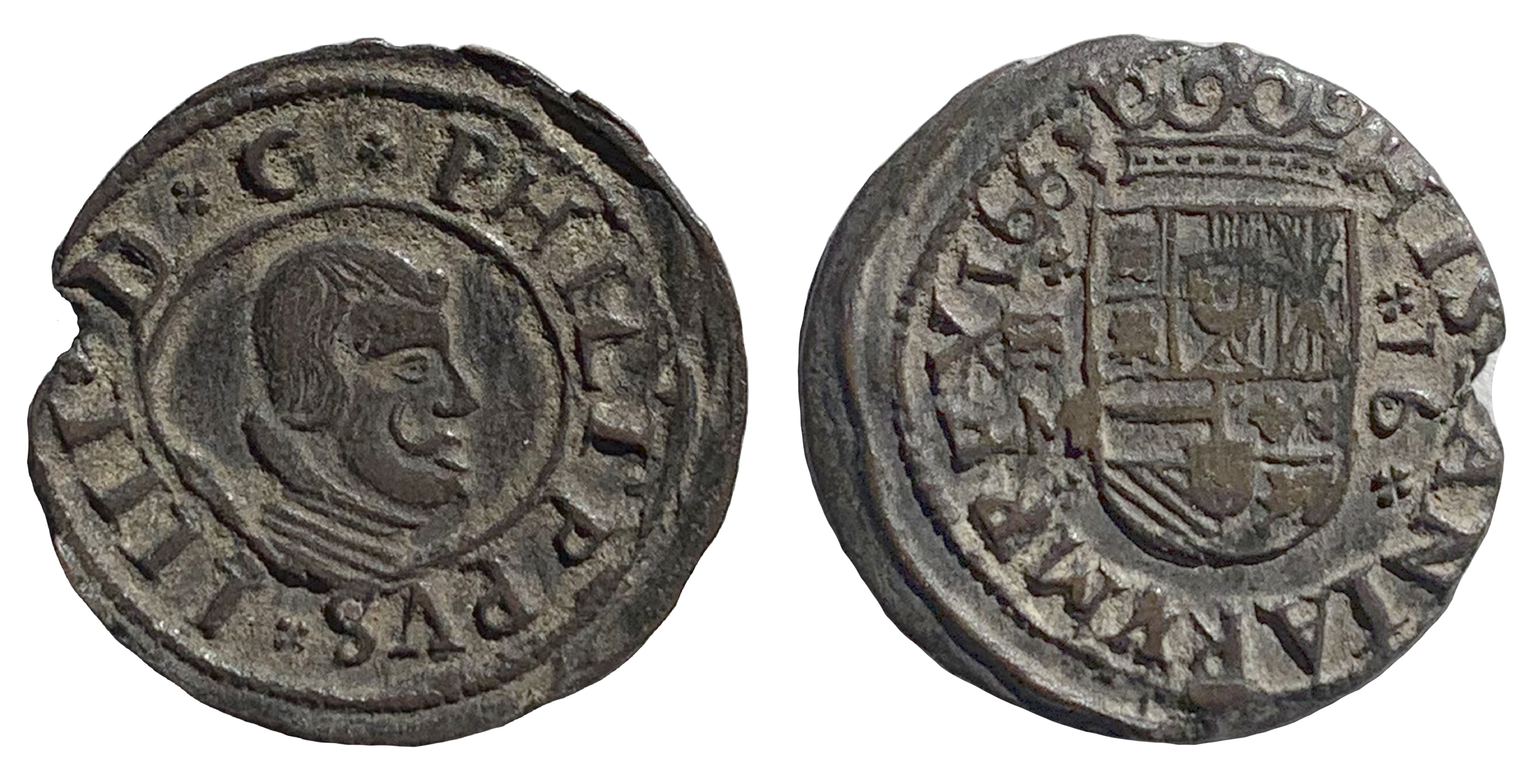 No hay imagen disponible de Moneda de 16 maravedís de Felipe IV
